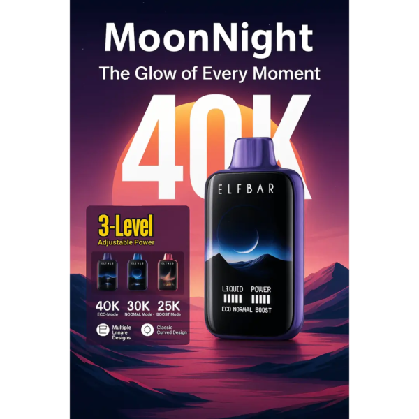 Elfbar Moon Night 40k – Mango Peach Watermelon